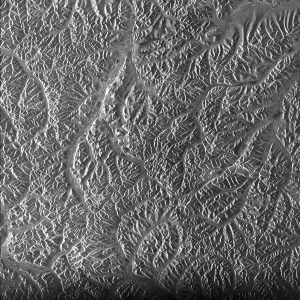 No Data: This scene ran out of valid data right at the end of focusing. Note how the brightness fades as each successive line has less and less valid data to focus.