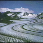 Moraines at Glacier Bay. Photo by Stephen J. Kraseman.