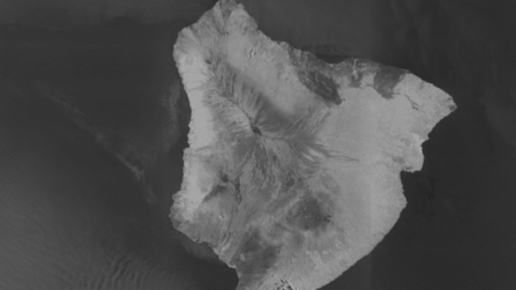 A Sentinel-1 image of Hawaii's Big Island before subsetting. Credit: Copernicus
Sentinel data 2018, processed by ESA.