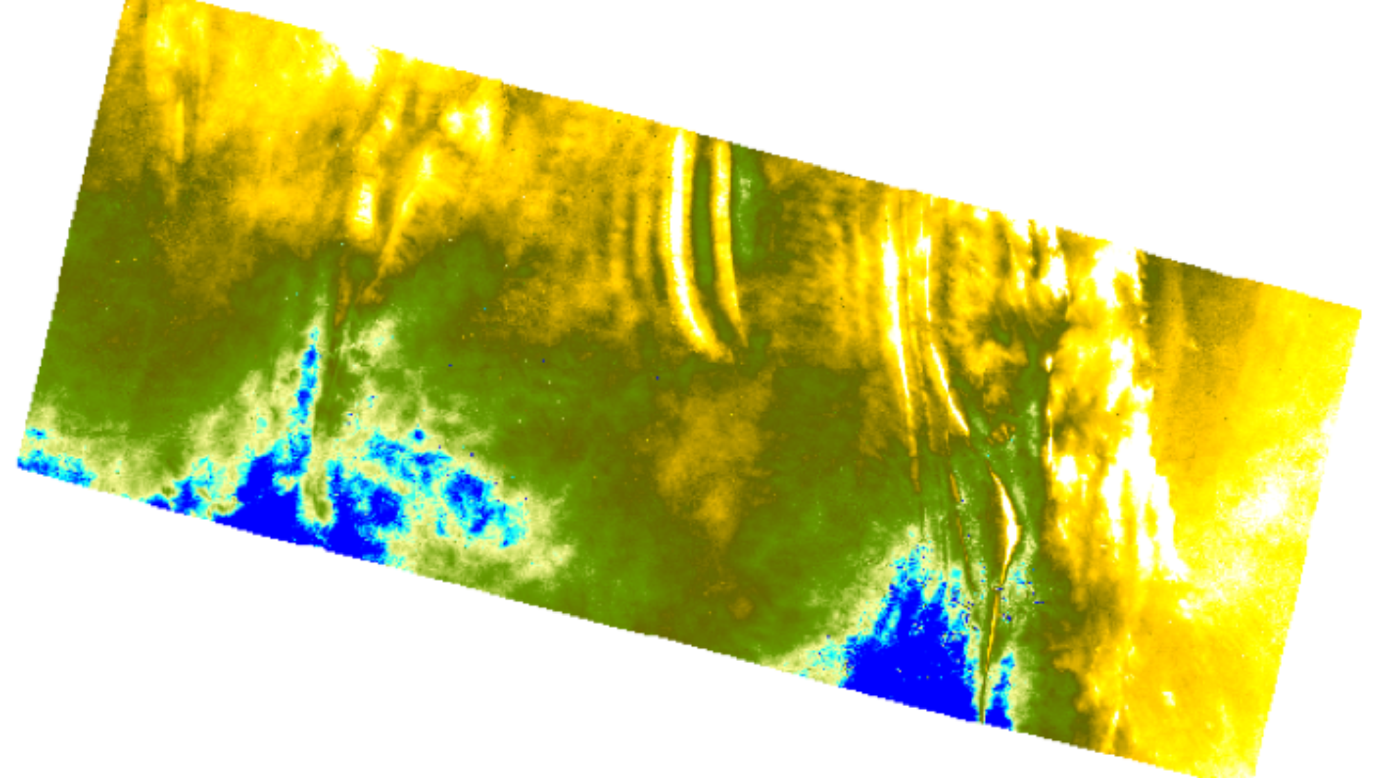 A complete geocoded terrain-corrected Sentinel-1 DEM. Credit: Contains modified Copernicus
Sentinel data 2015, processed by ESA.