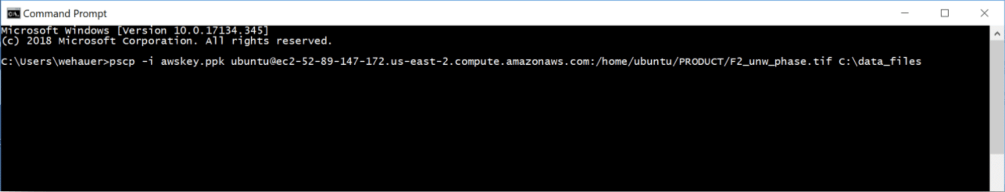 How to Move files in and out of an AWS EC2 Instance – Windows