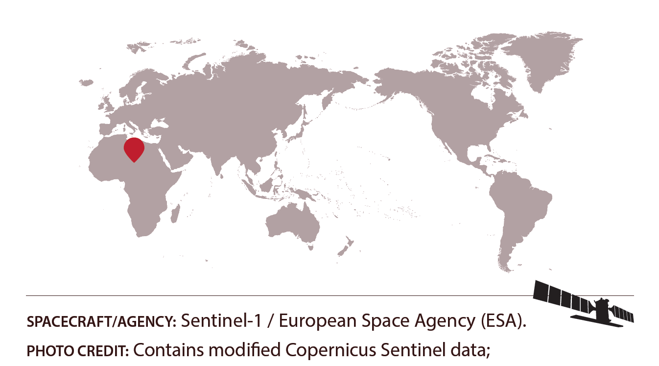 Location map of multiple calderas of the Emi Koussi volcano
