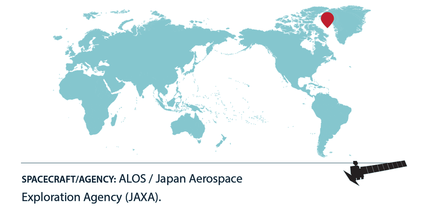 Location of map of Baffin Bay, Greenland