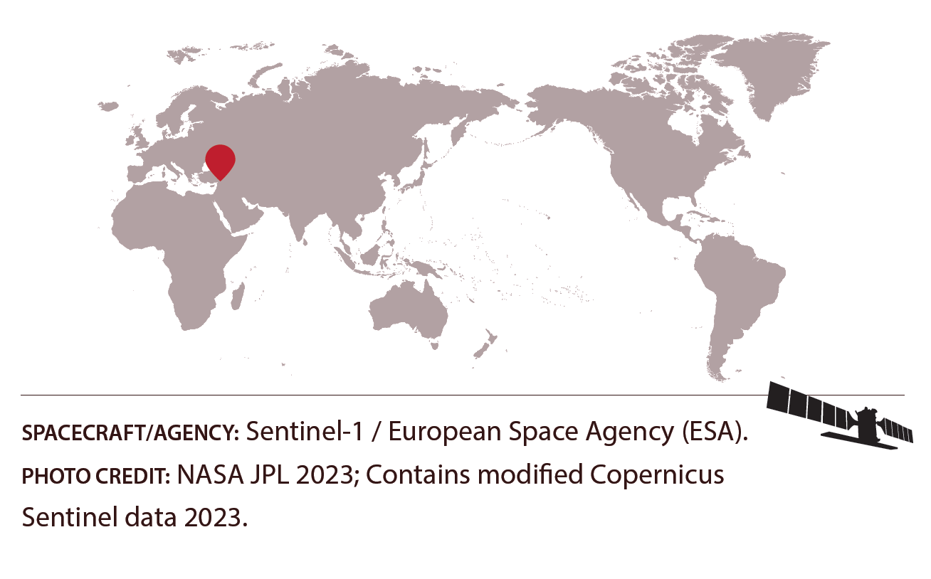 Location map of Turkey and Syria.