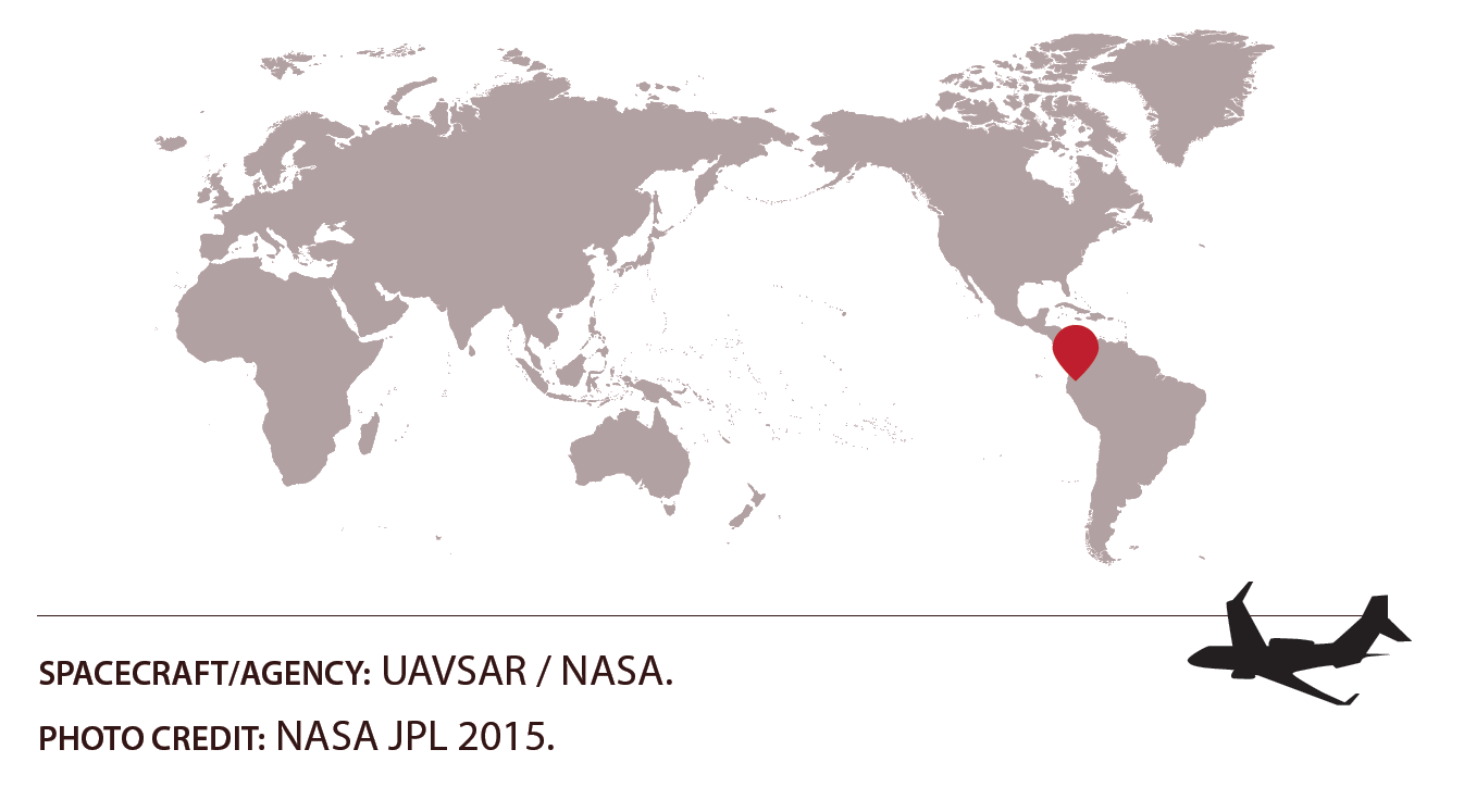 Location map showing Equador