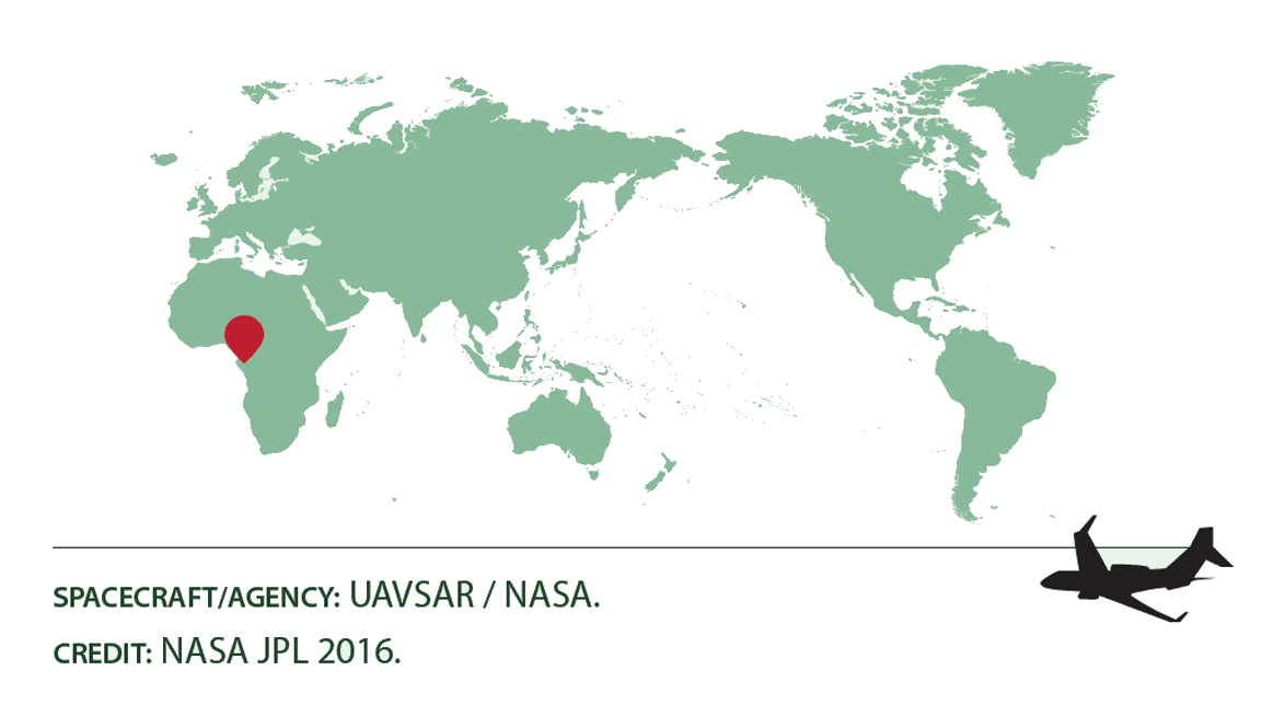 Location map of Gabon, Libreville