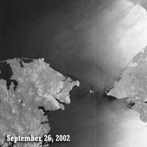 The Bering Strait on September 26, 2002