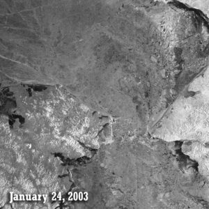 The Bering Strait on January 24, 2003