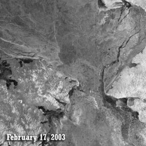 The Bering Strait on February 17, 2003