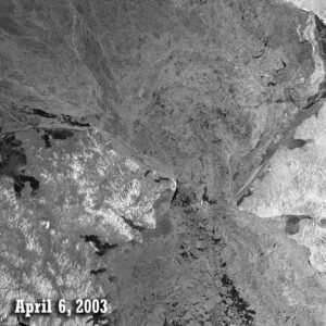 The Bering Strait on April 6, 2003