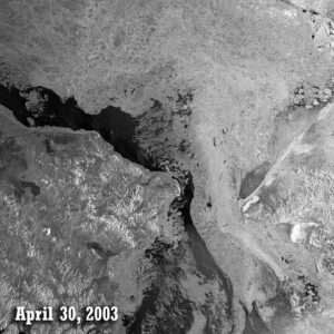 The Bering Strait on April 30, 2003