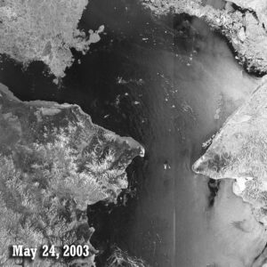 The Bering Strait on May 24, 2003