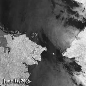 The Bering Strait on June 17, 2003