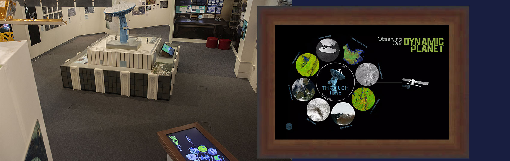 Interactive display of time series comparing optical to SAR time series